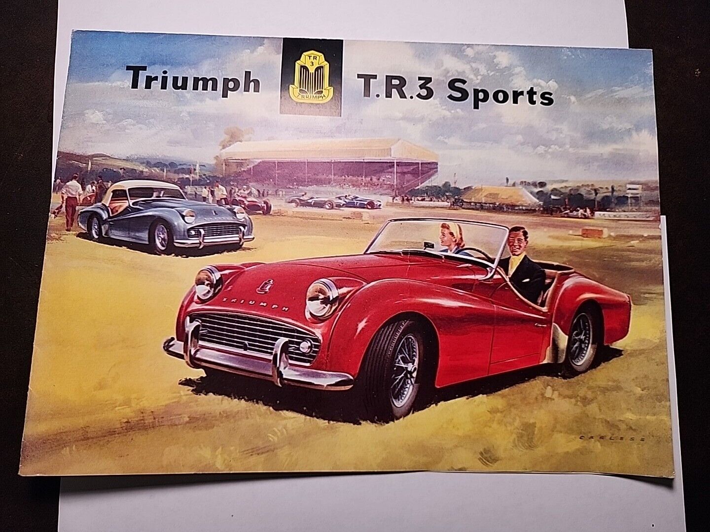 1958 Triumph T.R.3 Sports Original Sales Brochure Booklet Book Triumph RRP179