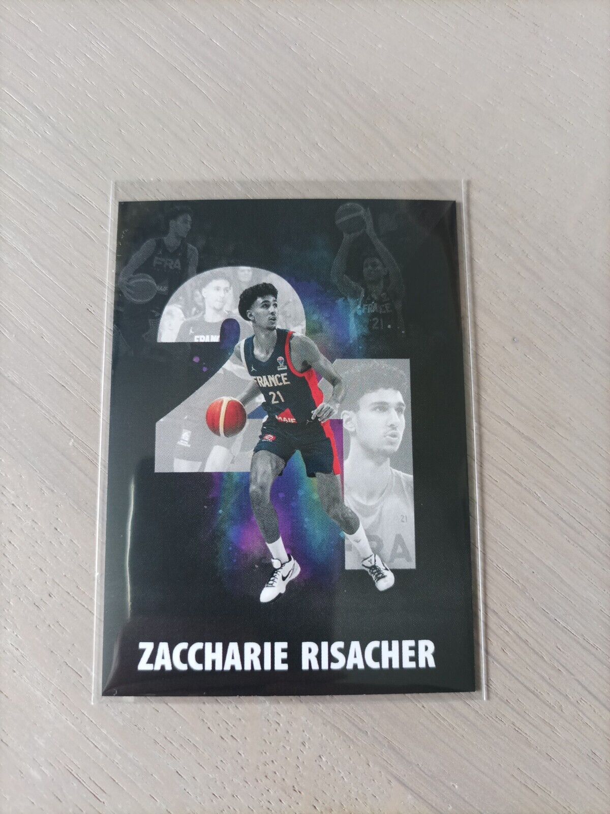 #NBA Draft 2024 Zaccharie RISACHER Rookie Limited 2024 Edition Slam Deck 1/1000