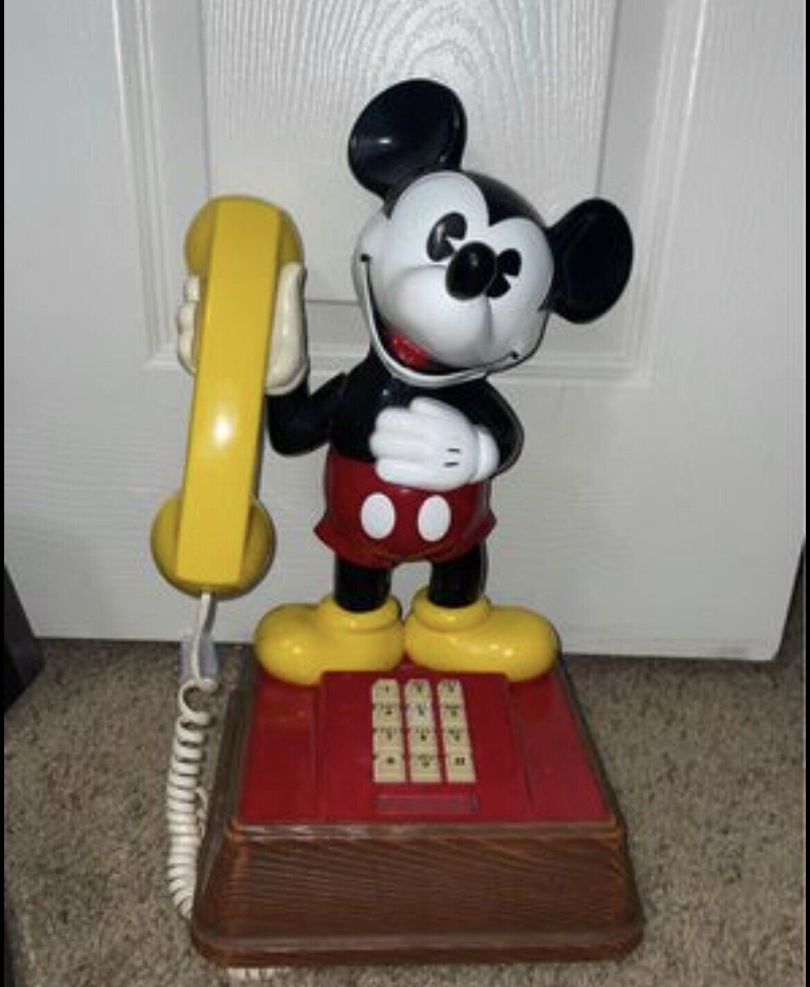 Vintage 1976 Walt Disney Mickey Mouse Telephone