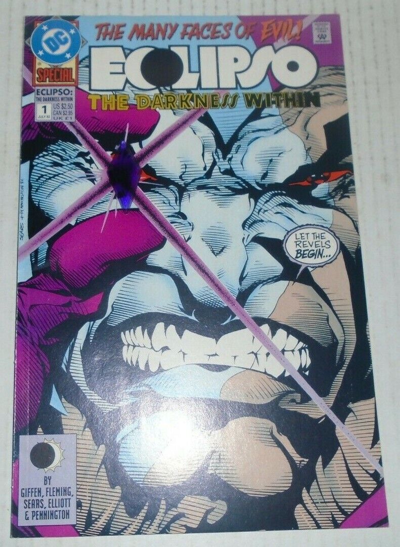 Eclipso The Darkness Within # 1 July 1992 DC