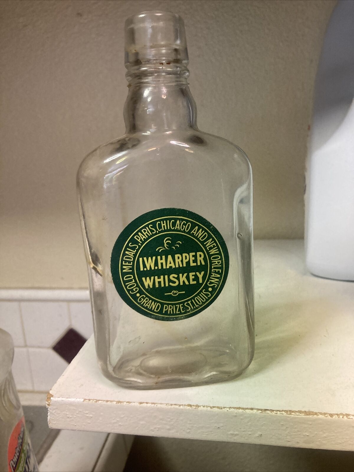 I.W. Harper Whiskey Bottle