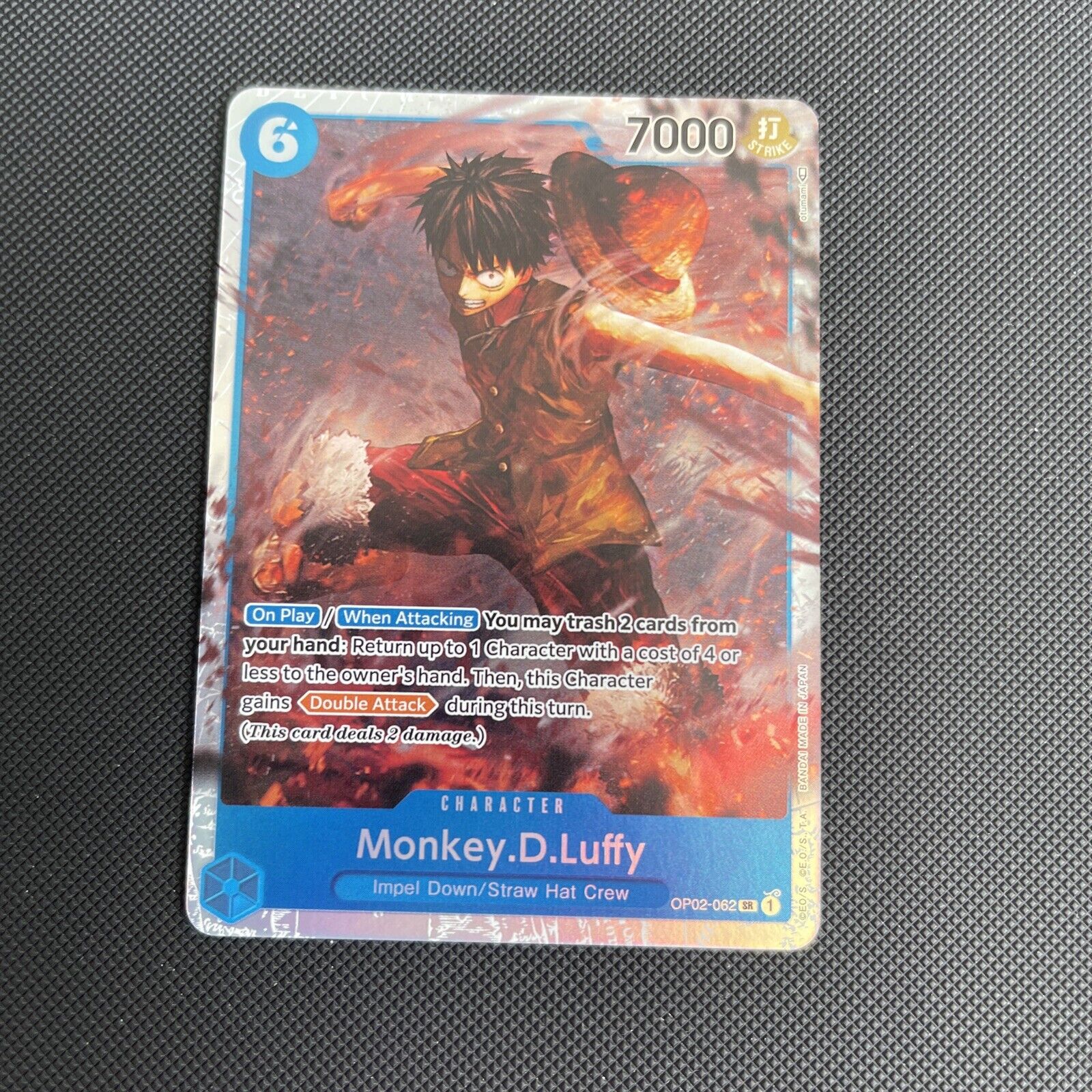 OP02-062 Monkey.D.Luffy Super Rare One Piece TCG Card