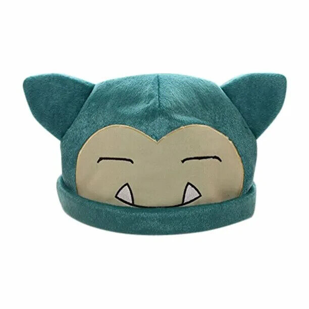 Pokemon Snorlax Cosplay Soft Cute Plush Toy Cap Warm Soft Hat