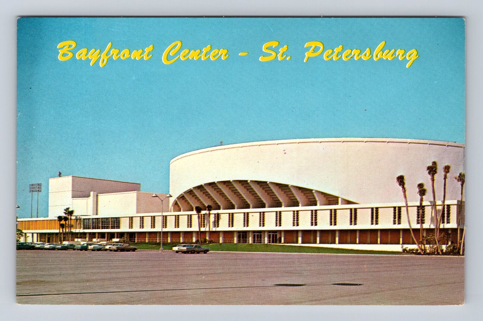 St Petersburg FL-Florida, Bayfront Center, Vintage Souvenir Postcard