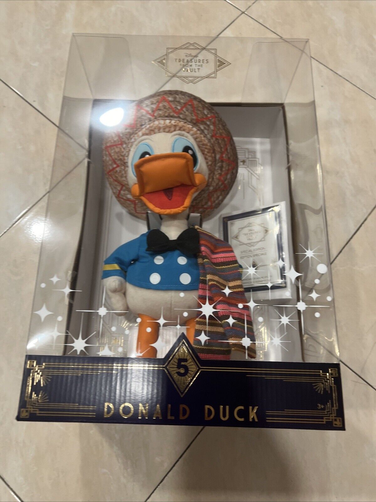 Disney Treasure from The Vault Limited Edition Donald Duck Plush