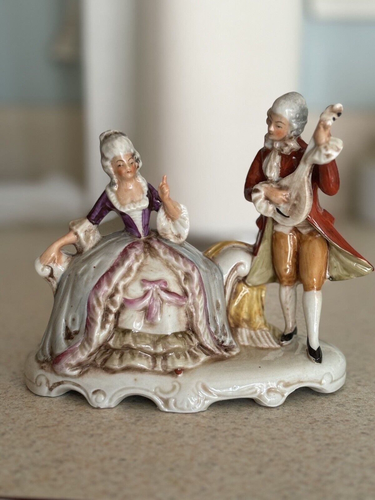Antique Grafenthal German Victorian Couple Porcelain Figurine (AUTHENTIC) 70’s