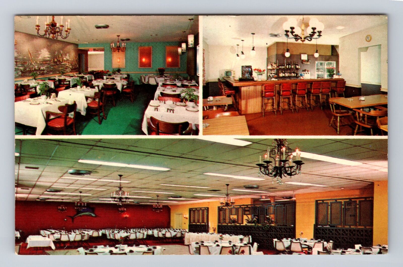 Columbus OH-Ohio, Berwick Restaurant And Party House, Antique, Vintage Postcard
