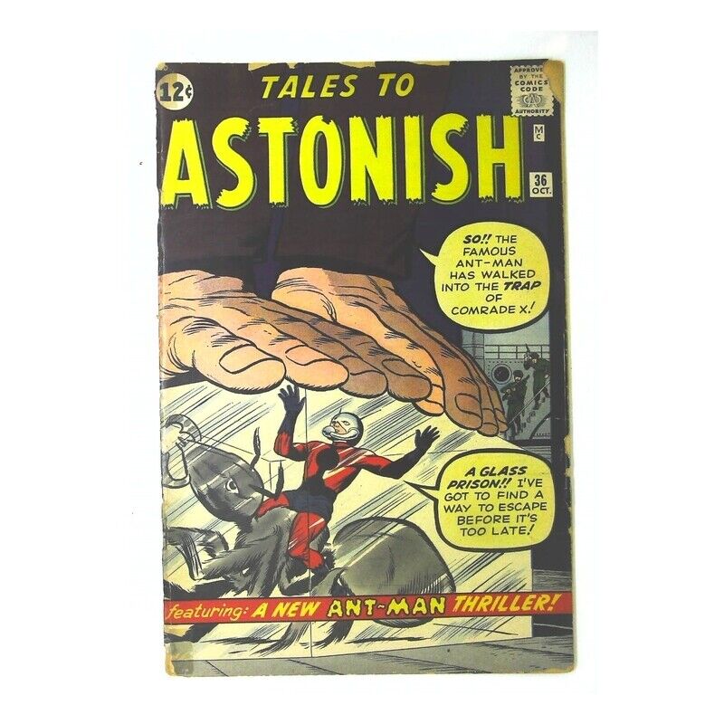 Tales to Astonish (1959 series) #36 in VG minus. [e|(tape on cover)