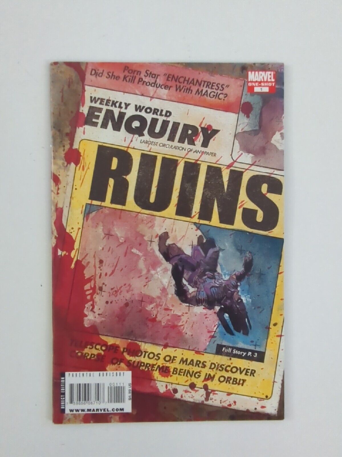RUINS #1 One-shot (Marvel, 2009) NM+ - Reprints Ruins 1-2 - Warren Ellis - DARK