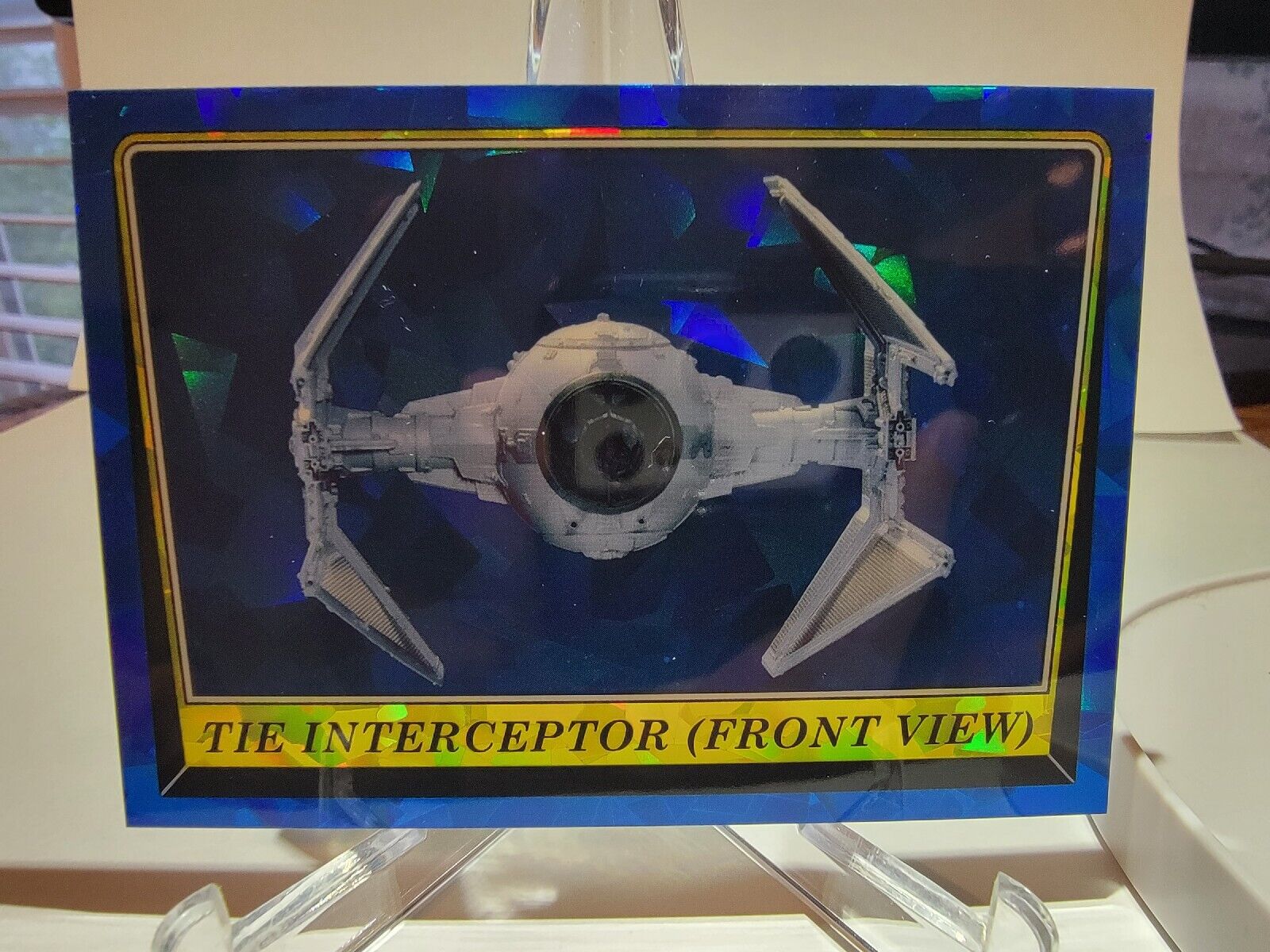 2023 Star Wars Sapphire Return of the Jedi Tie Interceptor (Front View) #217