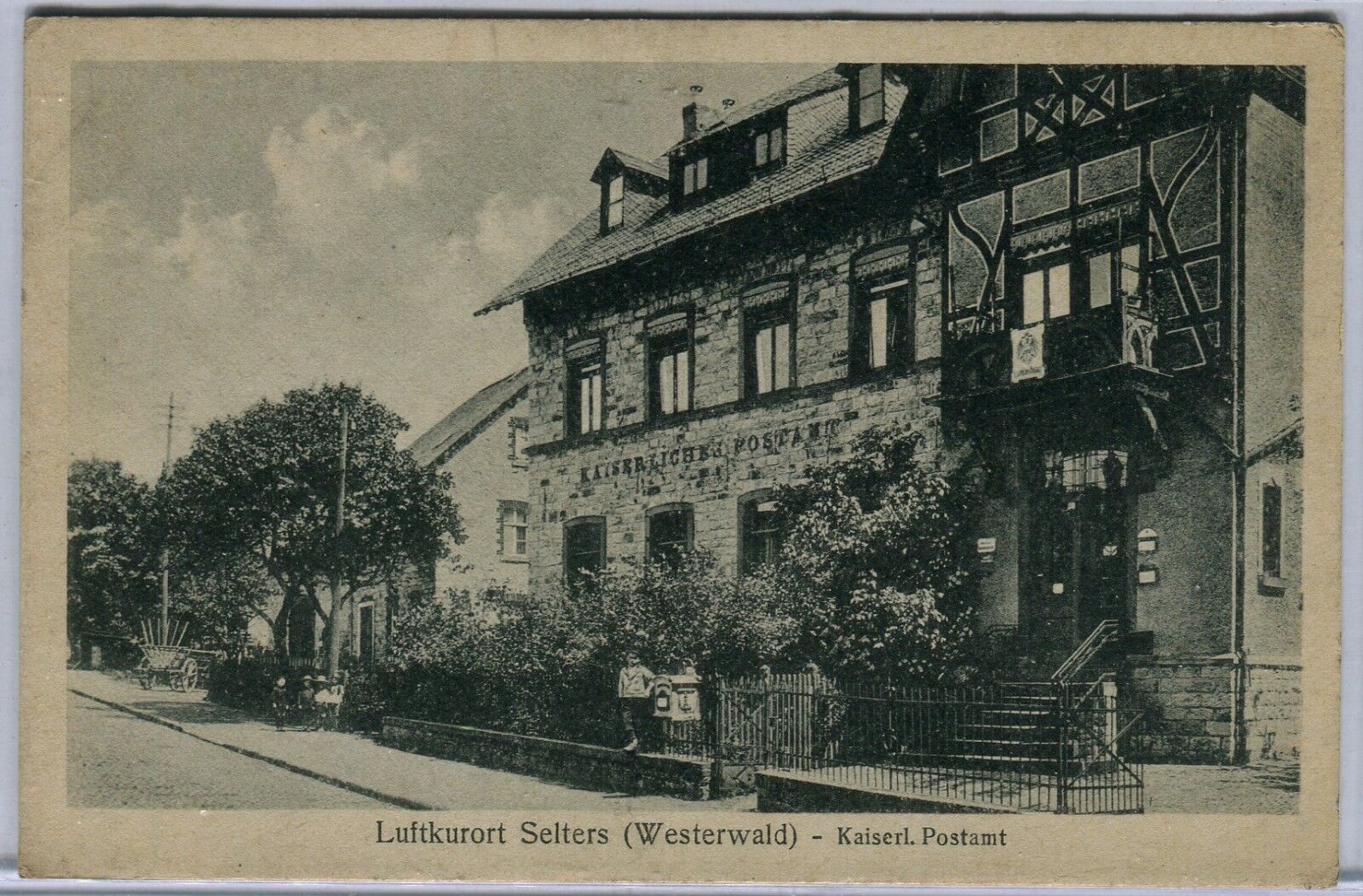Germany AK Selters 65618 - Postamt old postcard