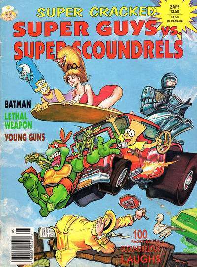 Cracked Super #4 FN; Major | TMNT - Simpsons - we combine shipping