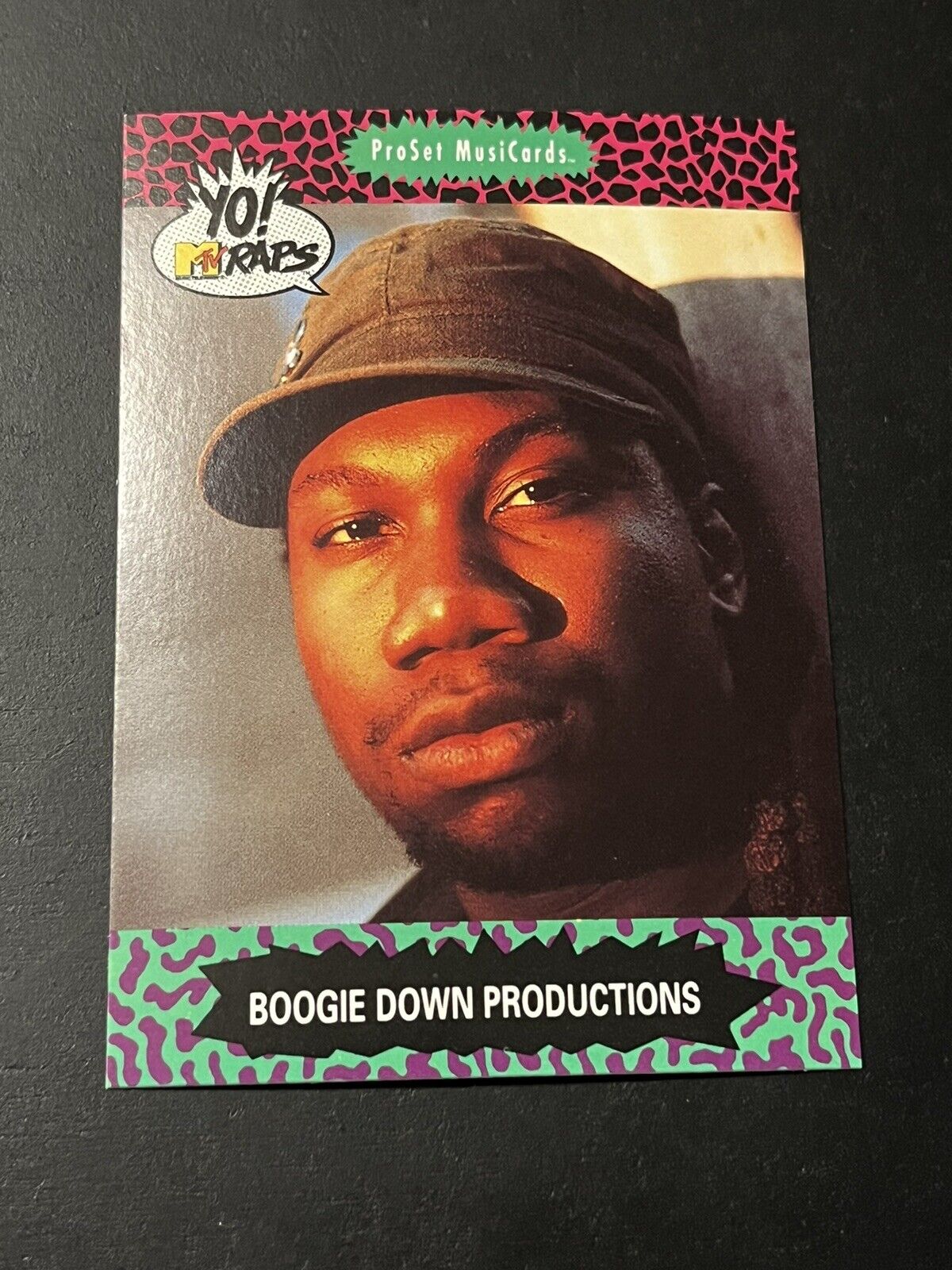 1991 ProSet MusiCards Yo MTV Raps Boogie Down Productions #10 Trading Card