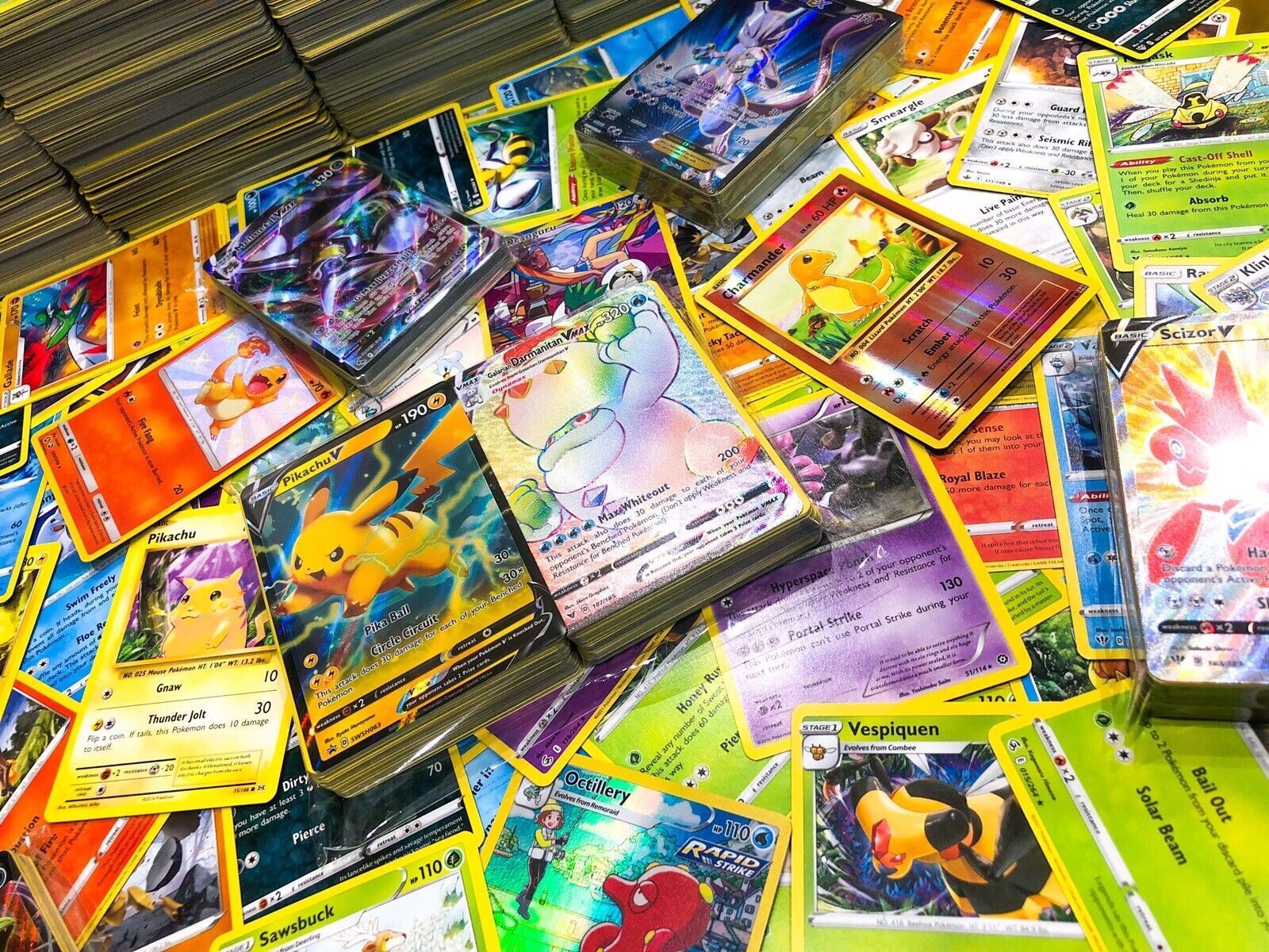 Pokémon Cards Bundle Includes Ultra Rare & Holos Variety Of Sets - 100% Genuine