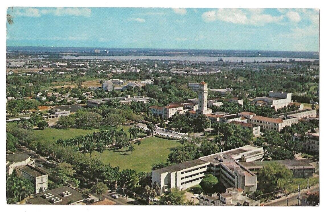 Rio Piedras Puerto Rico c1950\'s University of Puerto Rico campus, aerial view