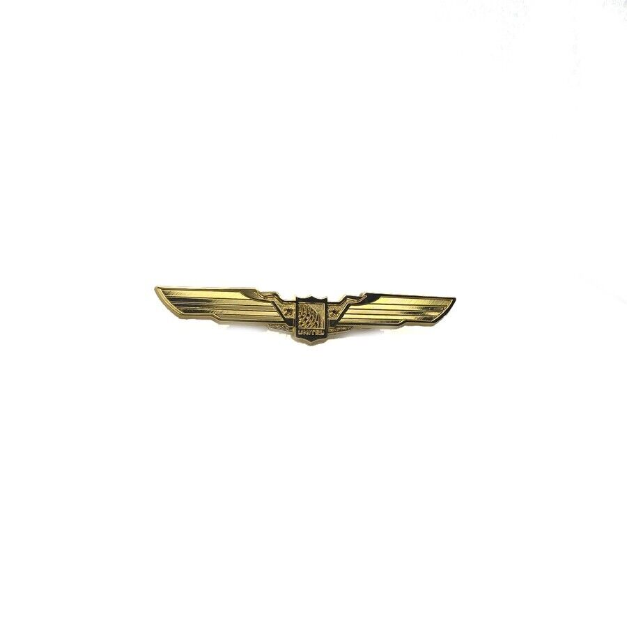 WINGS *United Airlines* metal Wing Pin Gold 89mm / 3.5 inches