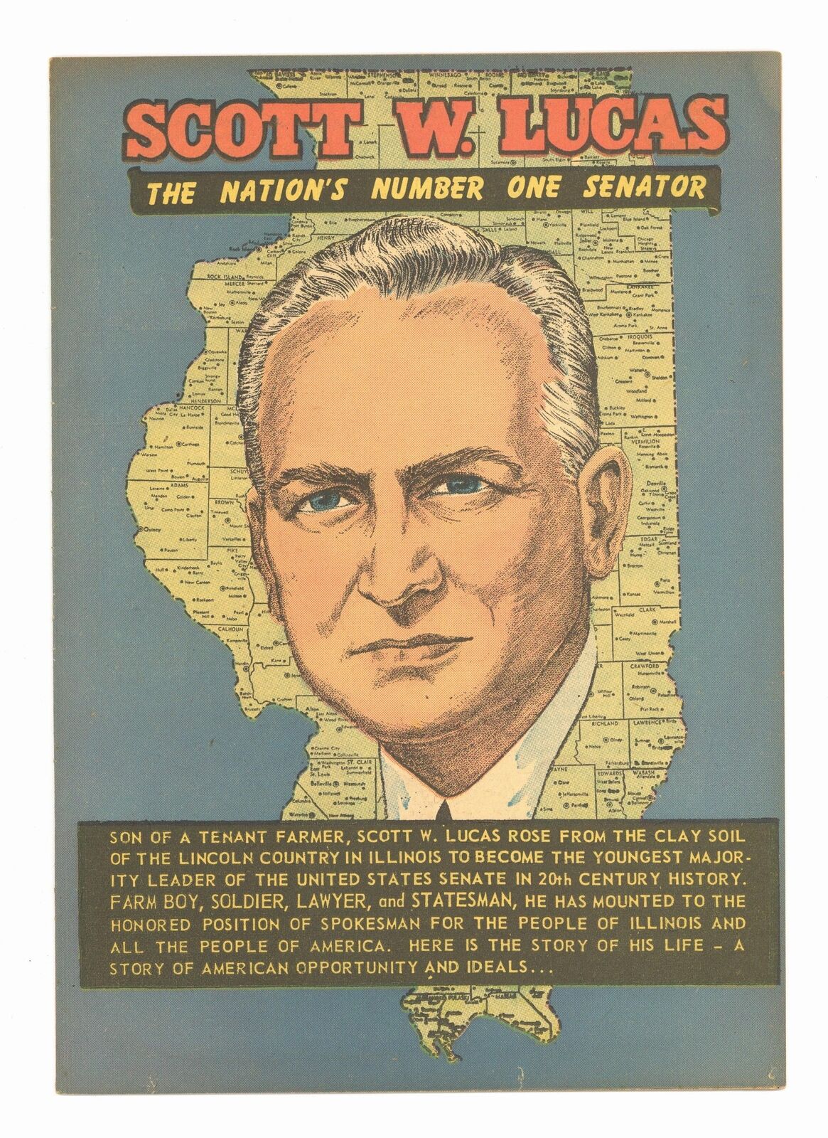 Scott W. Lucas The Nation's Number One Senator #0 FN- 5.5 1950