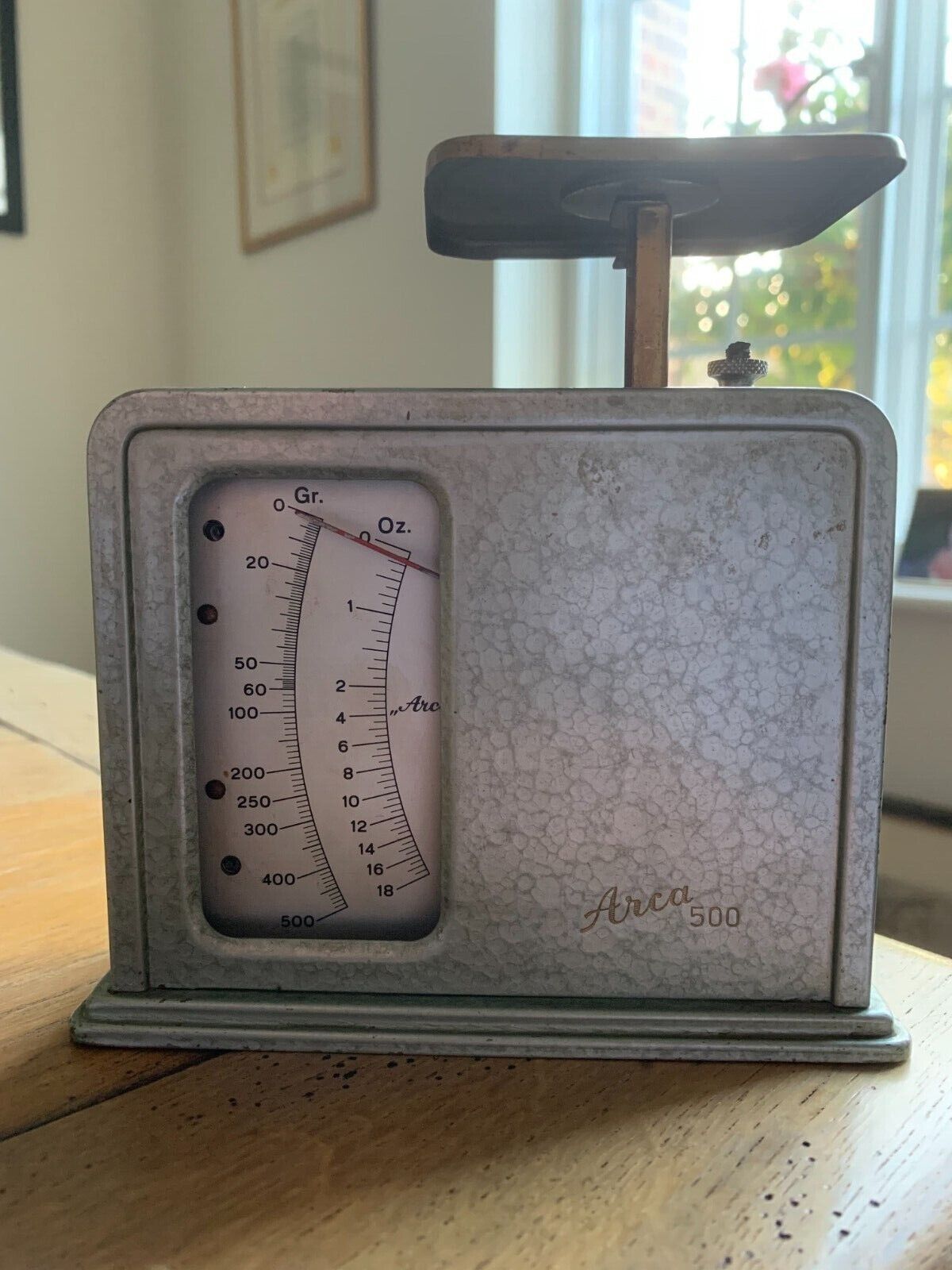 VINTAGE 1950s LETTER SCALE, ARCA 500 MADE BY JAKOB MAUL IN GOOD WORKING ORDER