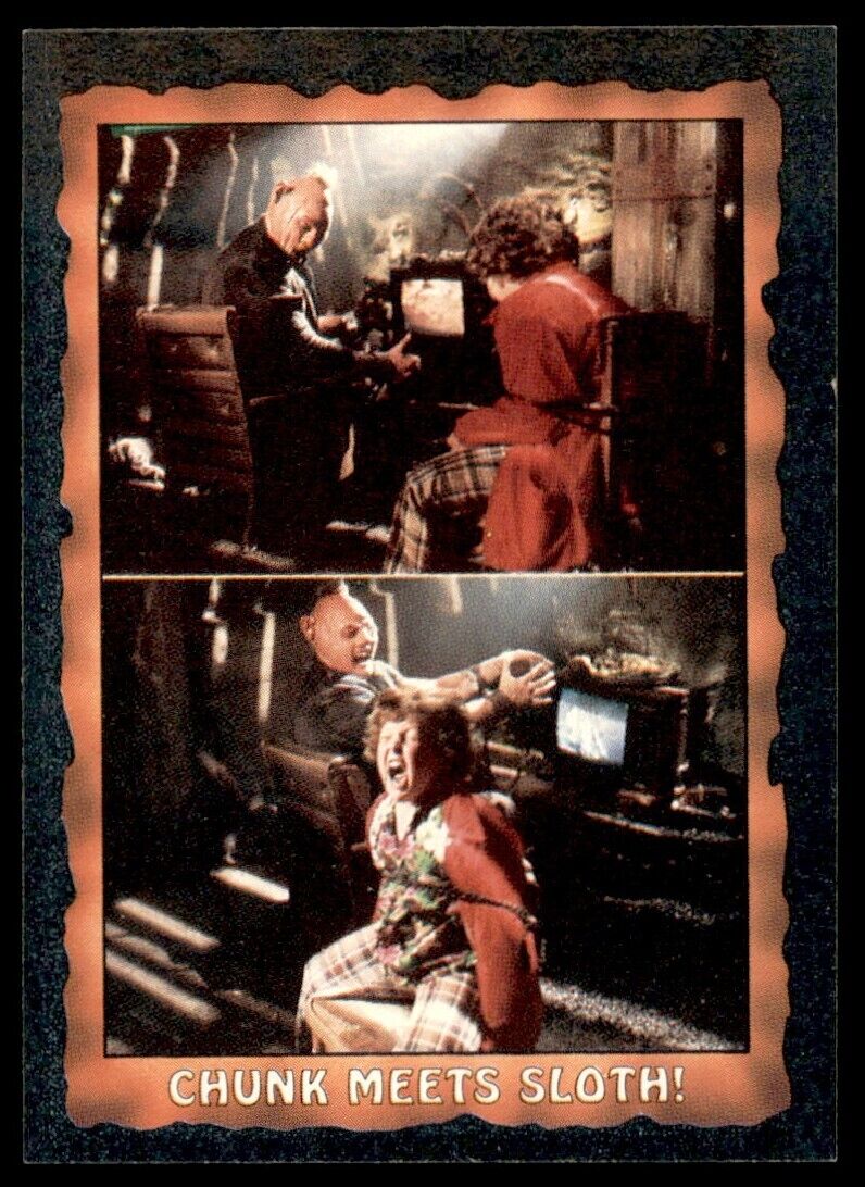 1985 Topps THE GOONIES THE GOONIES CHUNK MEETS SLOTH #26
