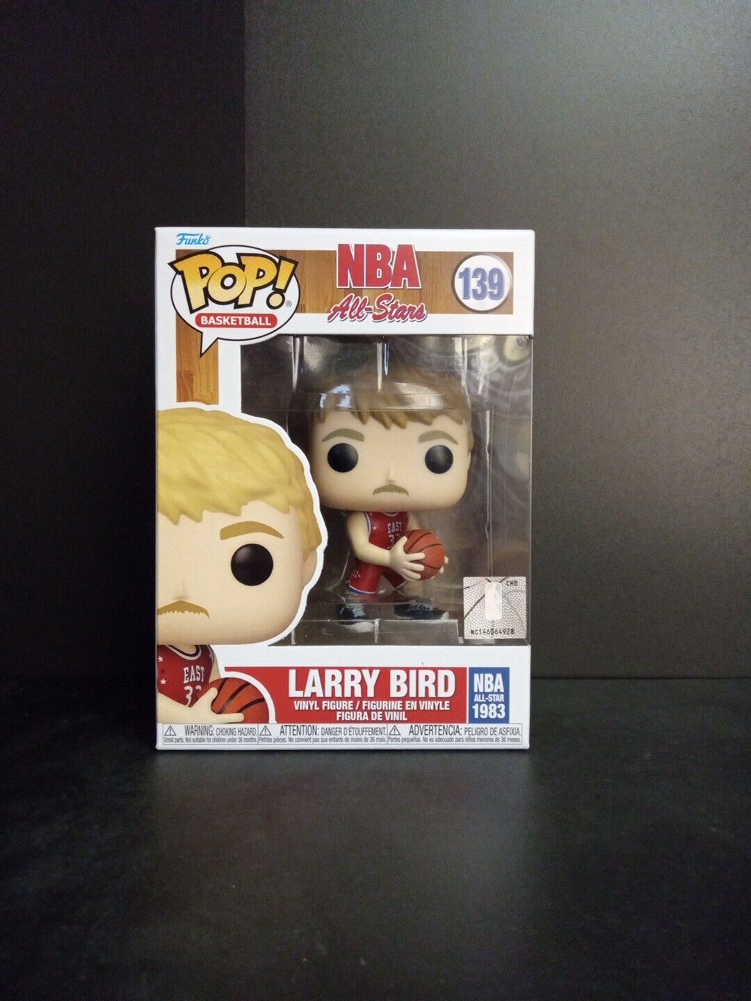 Funko Pop Basketball: LARRY BIRD #139  (1988 NBA All Star) 