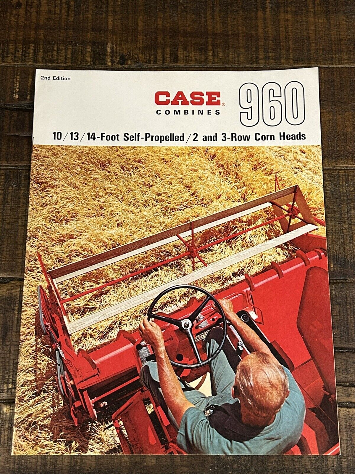 Case 960 Combines 10/13/14-Foot Self-Propelled Tractor Sales Brochure From 1966