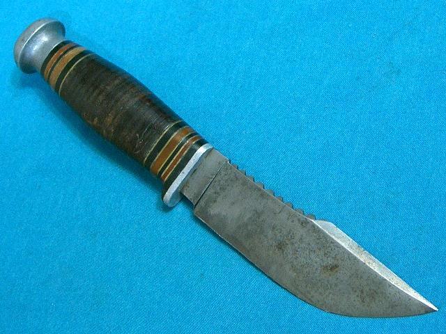 RARE ANTIQUE MARSHALL WELLS HDW HUNTING SKINNING CAMP KNIFE KNIVES VINTAGE BOWIE