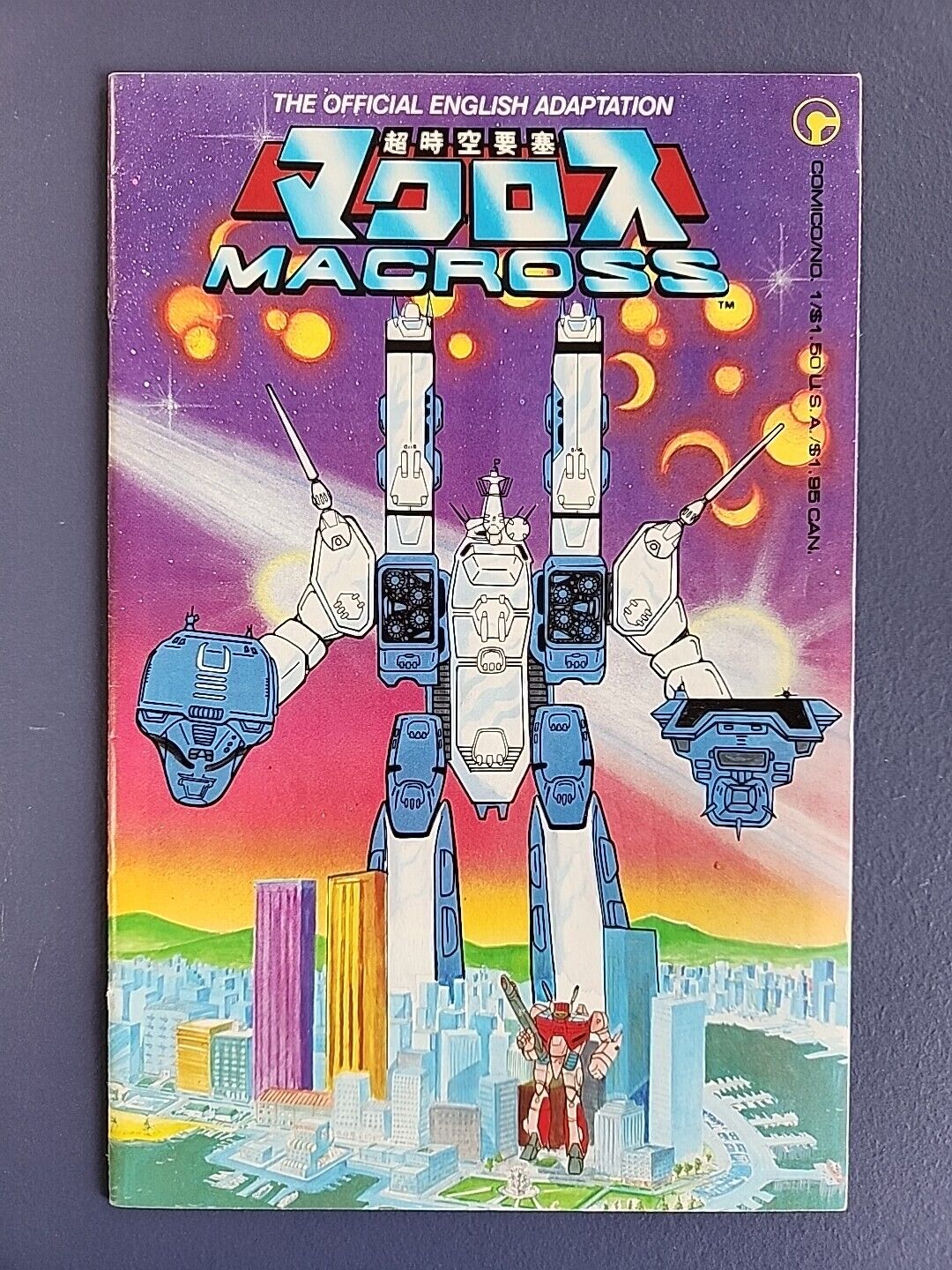 MACROSS #1 1st Appearance Robotech Comics 1984 Comico VF