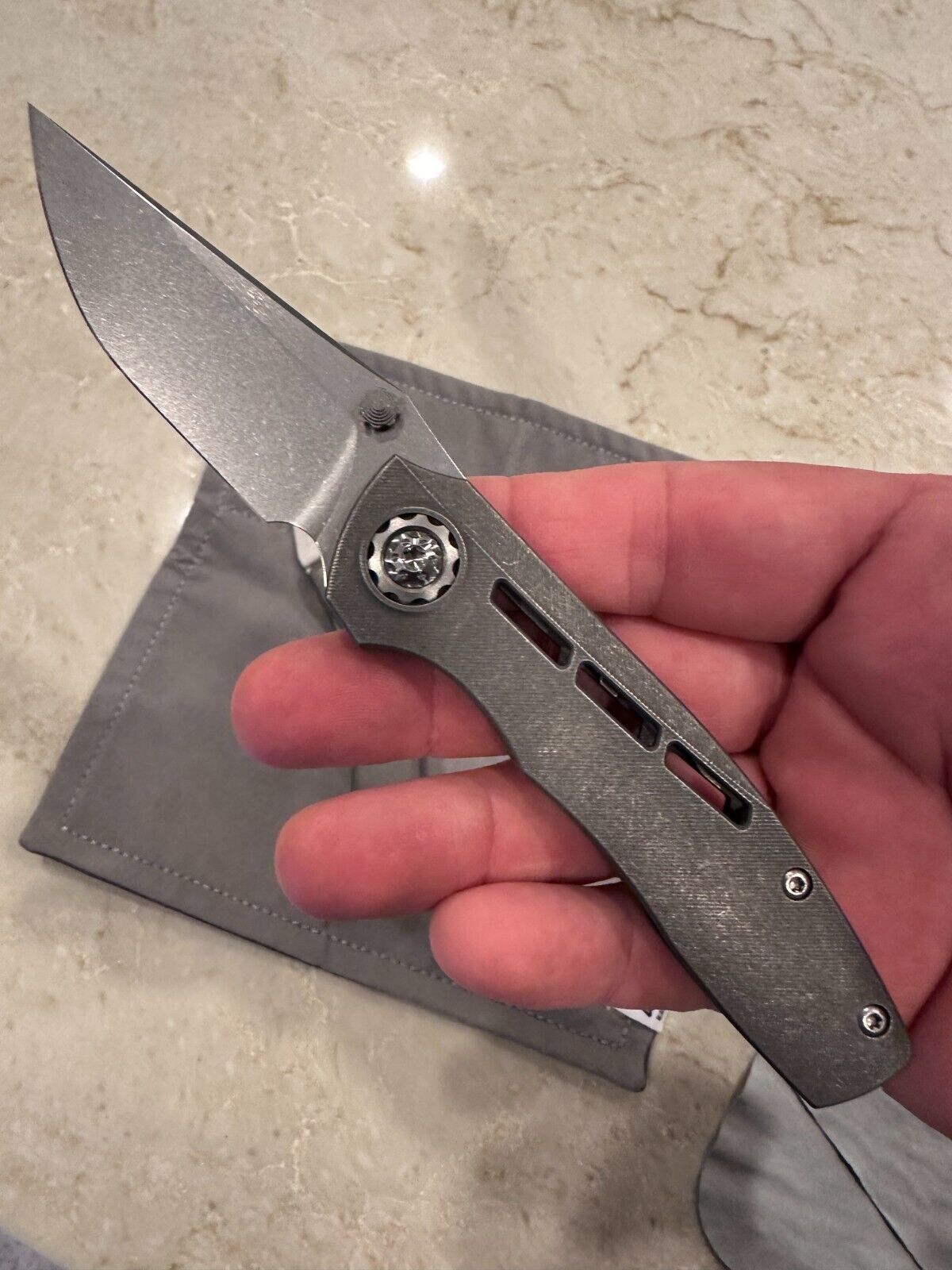 Kody Eutsler Custom Knives Slotted Dukling - New