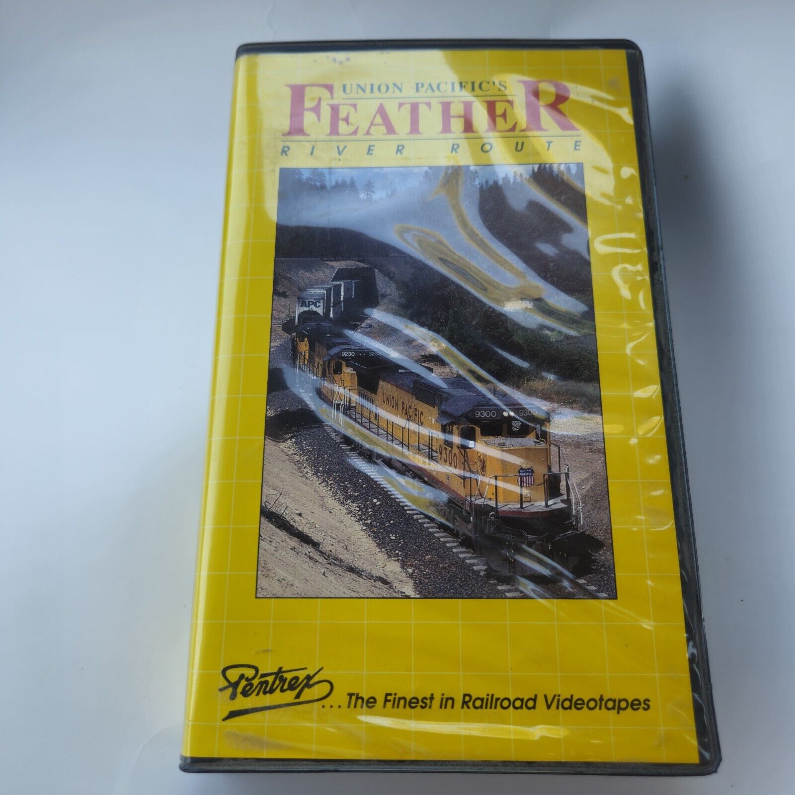 Union Pacific\'s Feather River Route Clamshell VHS Tape Copyright Pentrex 1991