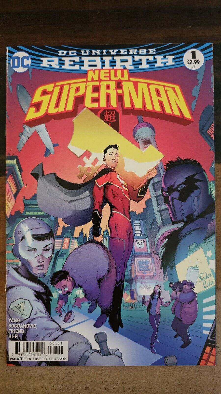 New Super-Man #1 1st Chinese Super Man DC Universe Rebirth  Direct Sales 2016