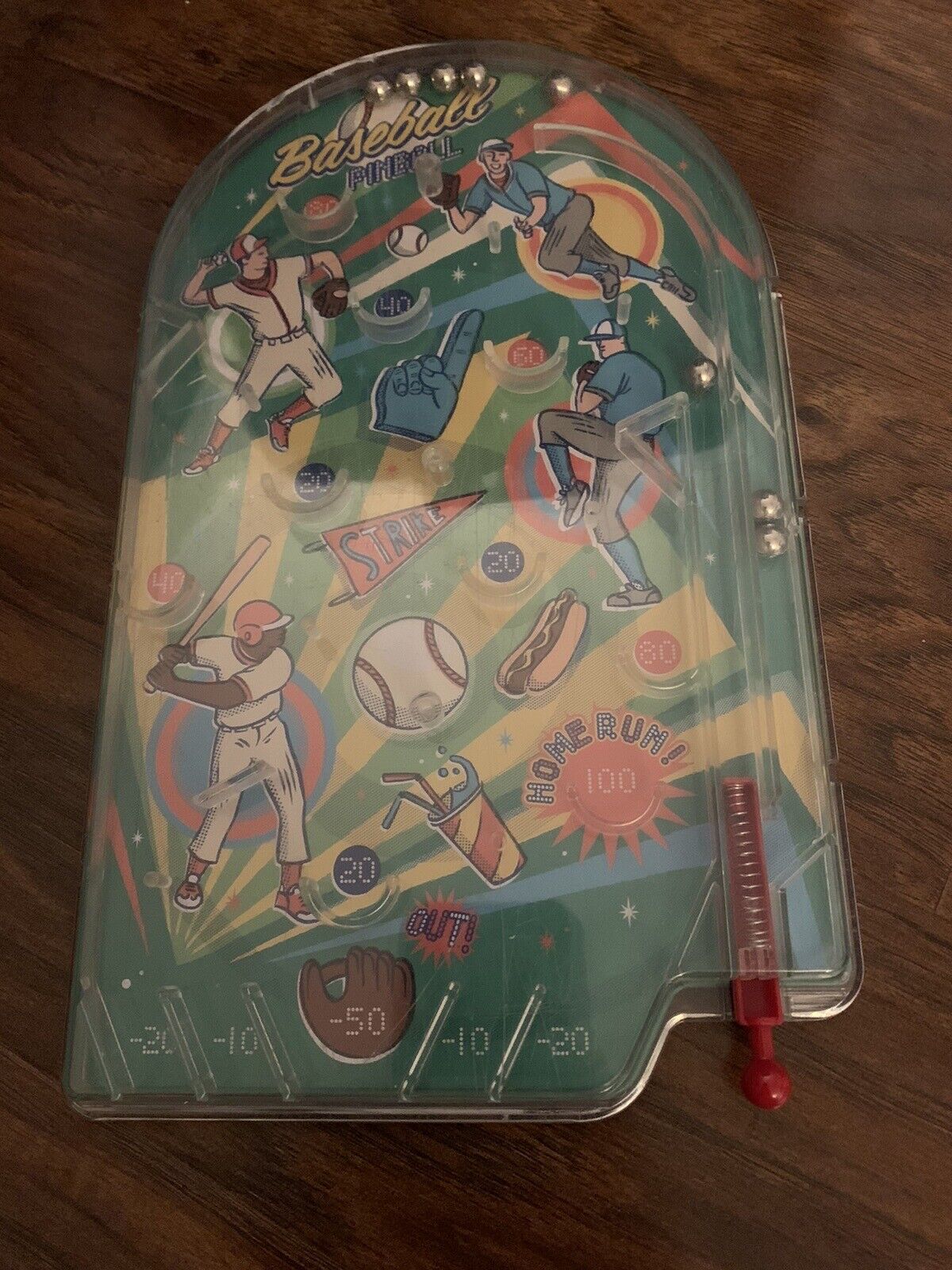 Travel Baseball Pinball Game for Kids or Adults - 2017 Made By Ridley’s