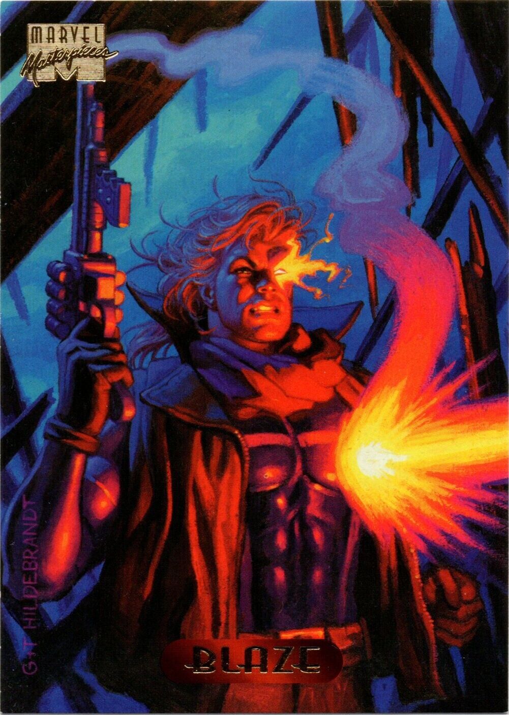 1994 Fleer Marvel Masterpieces Blaze #13 Near Mint DNA GAMES