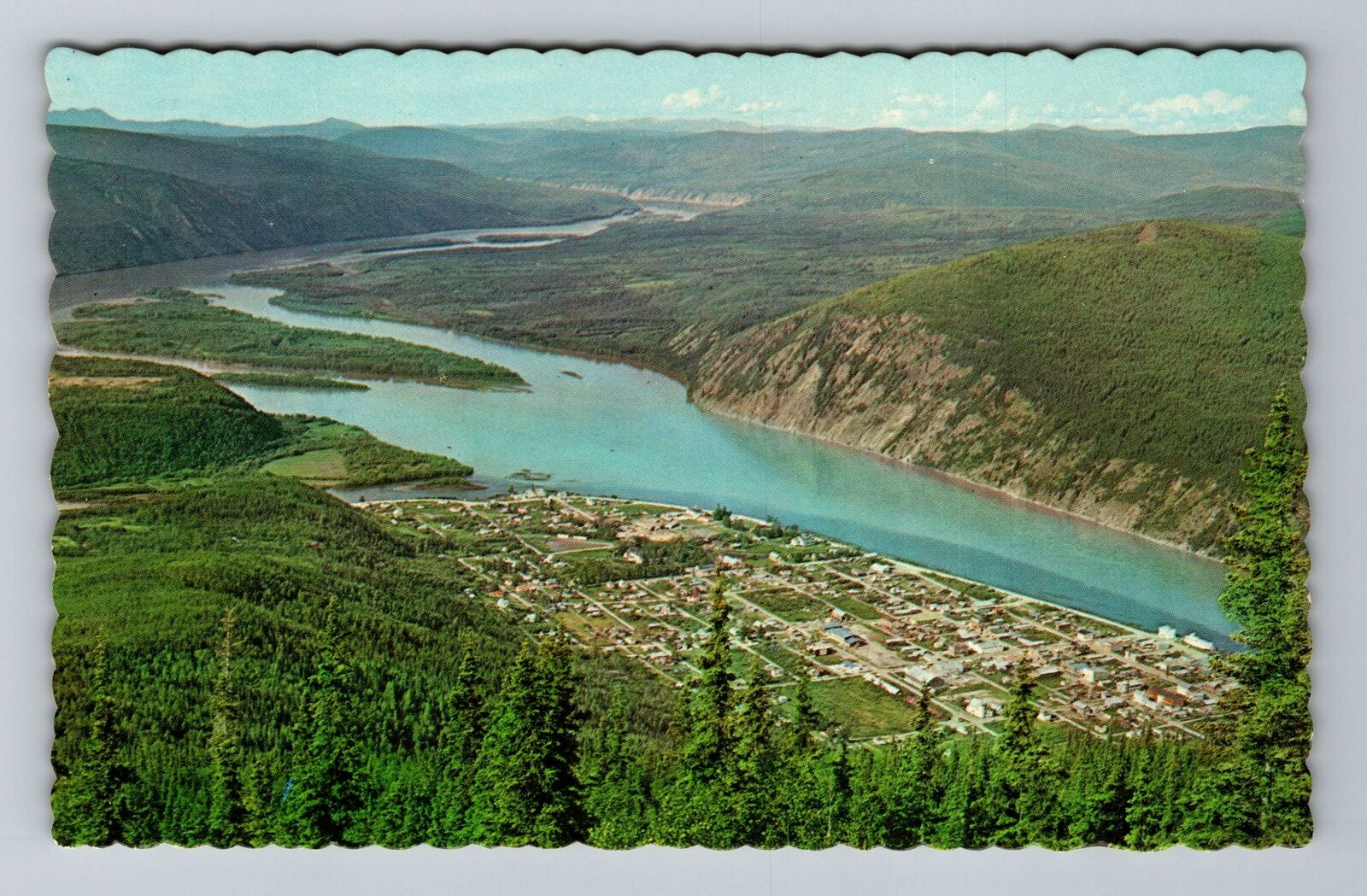 Dawson City-Yukon, Historic Center of the Gold Rush, Vintage Postcard