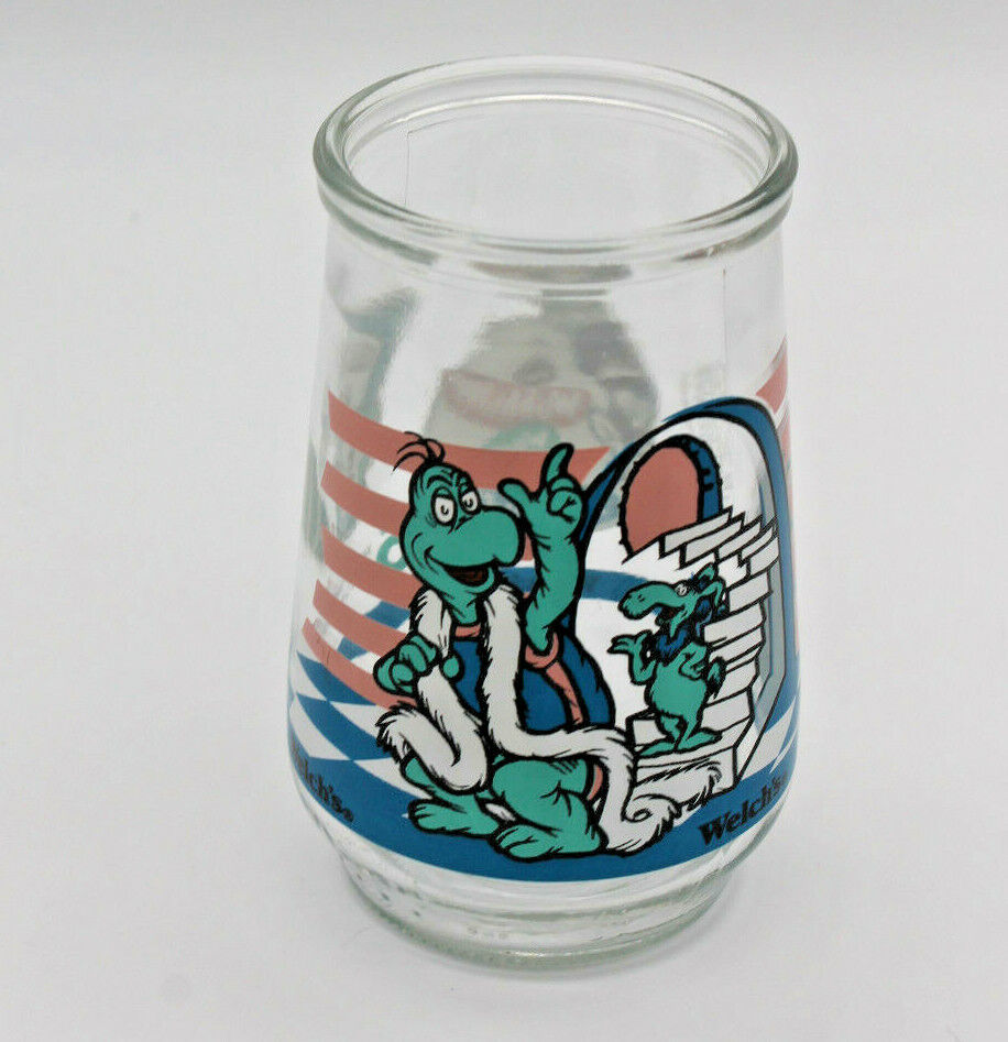 1996 The Wubbulous World of Dr. Seuss Welch's Jelly Jar 5 Yertle The Turtle