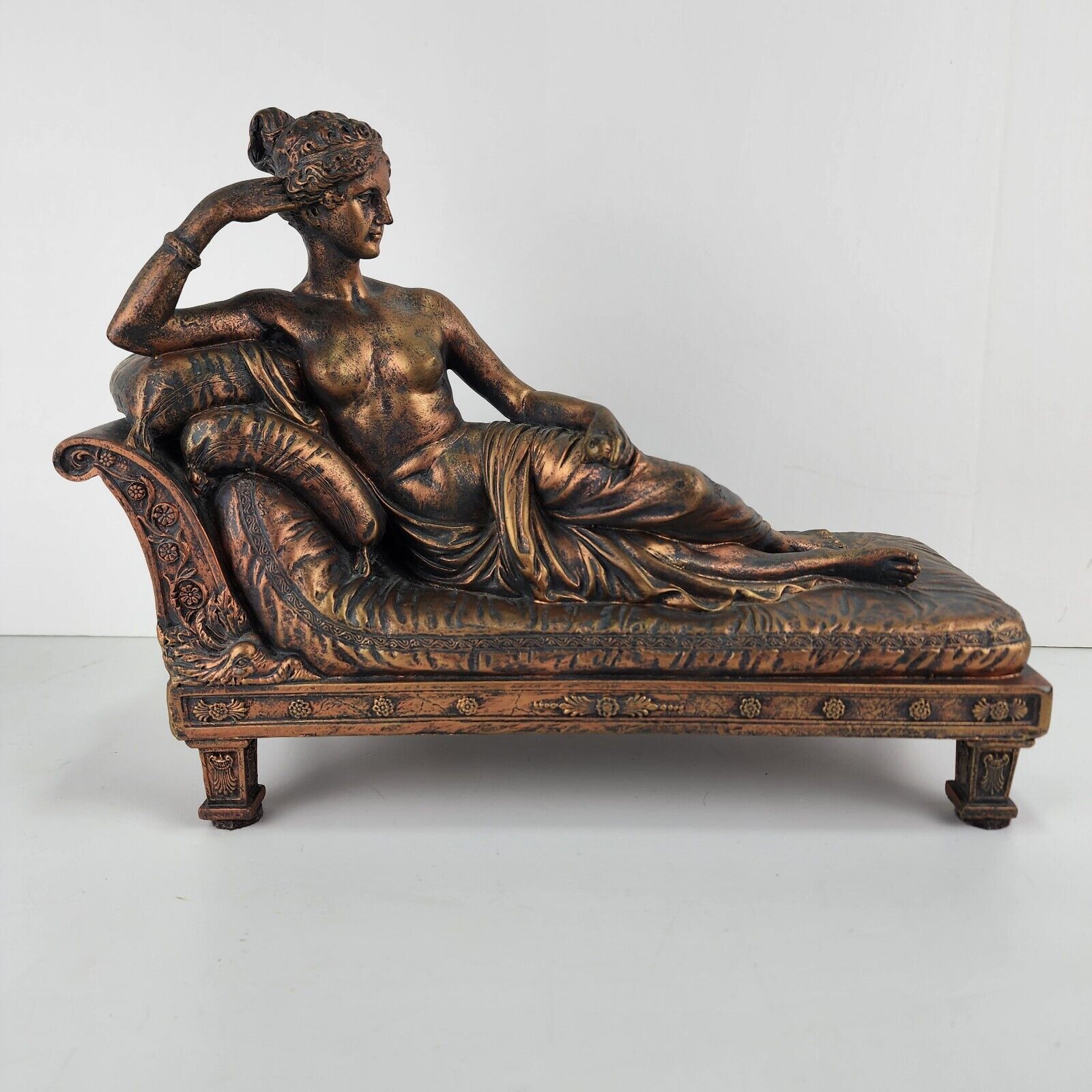 Pauline Bonaparte as Venus Victrix Antonio Canova Nude Sculpture Wood & Resin