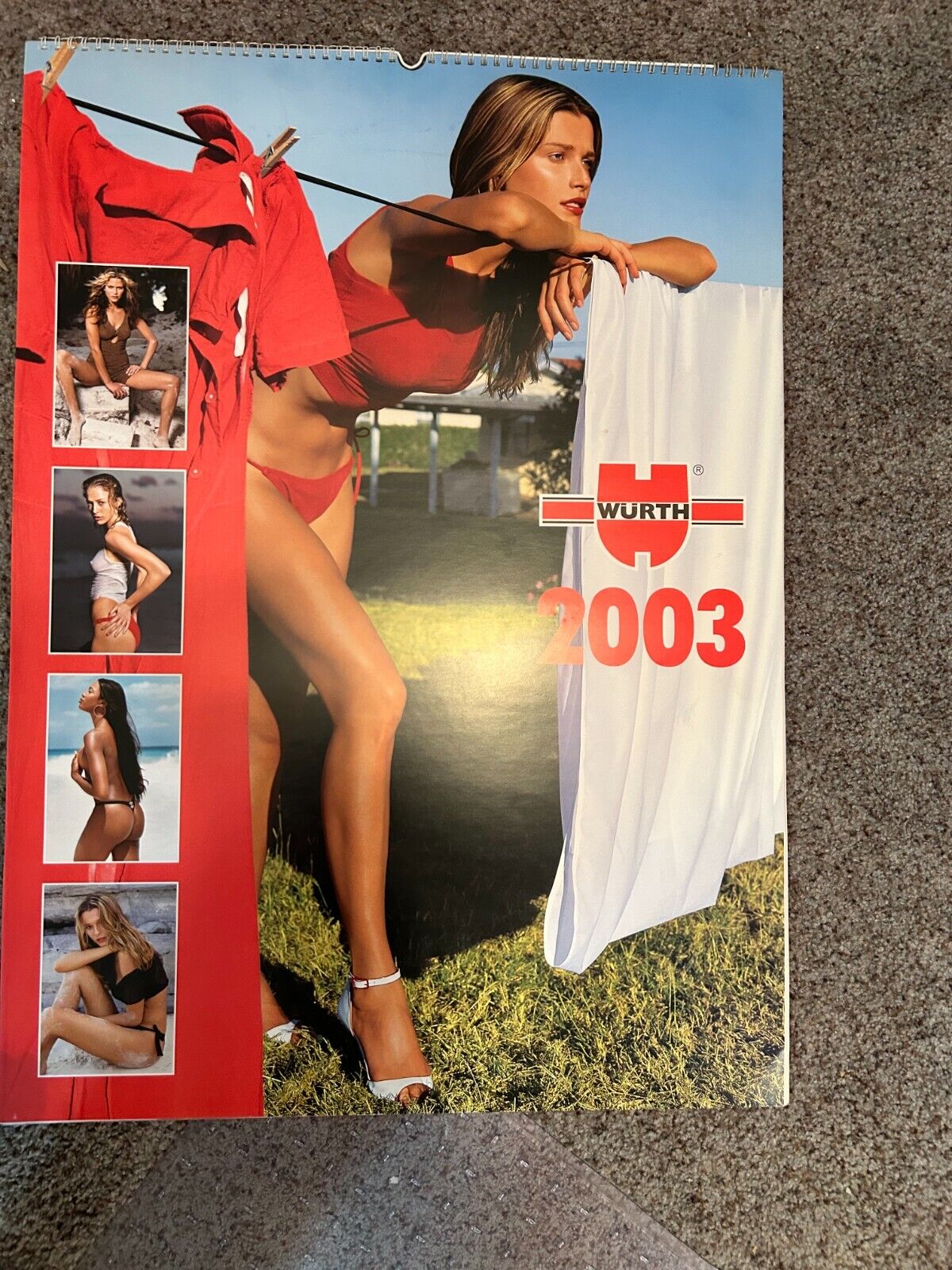 2003 Wurth Girls Calendar Bikini Pin Up 19