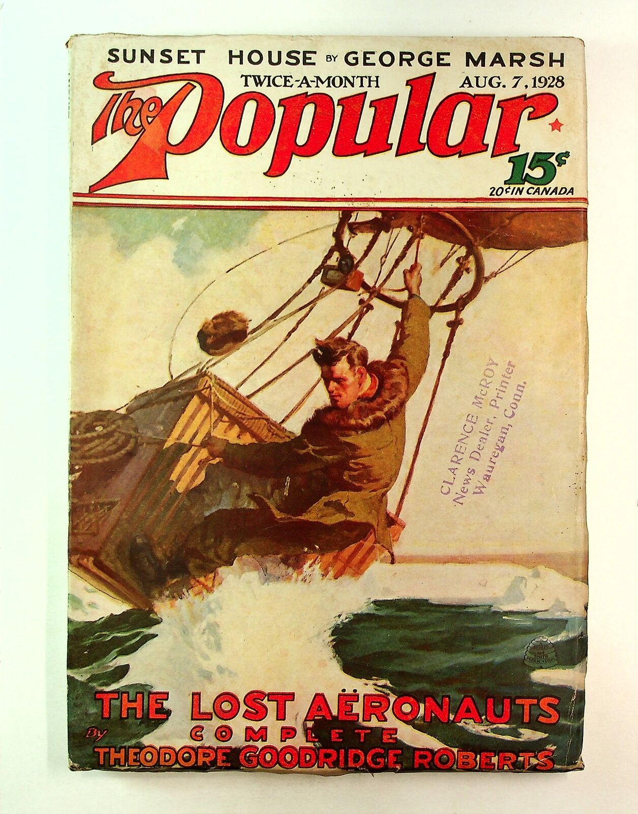 Popular Magazine Pulp Aug 1928 Vol. 92 #6 VG+ 4.5
