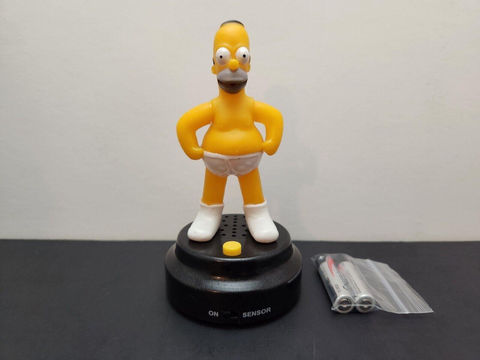 The Simpsons Homer Simpson Car Dash Mount Talking Figure 2006 Gemmy Open Used