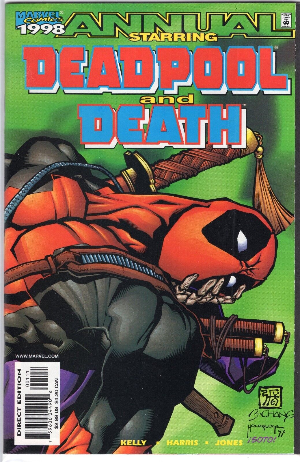DEADPOOL AND DEATH ANNUAL #1 (1998 MARVEL COMICS)