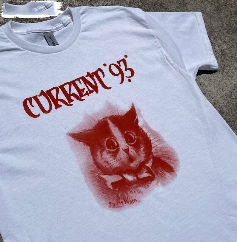Current 93 Cute Cat T-Shirt Cotton All Size Gift Fans Shirt DA234