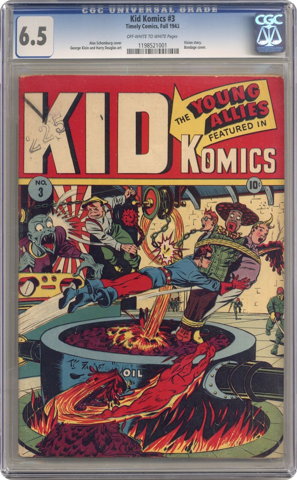 Kid Komics #3 CGC 6.5 1943 1198521001
