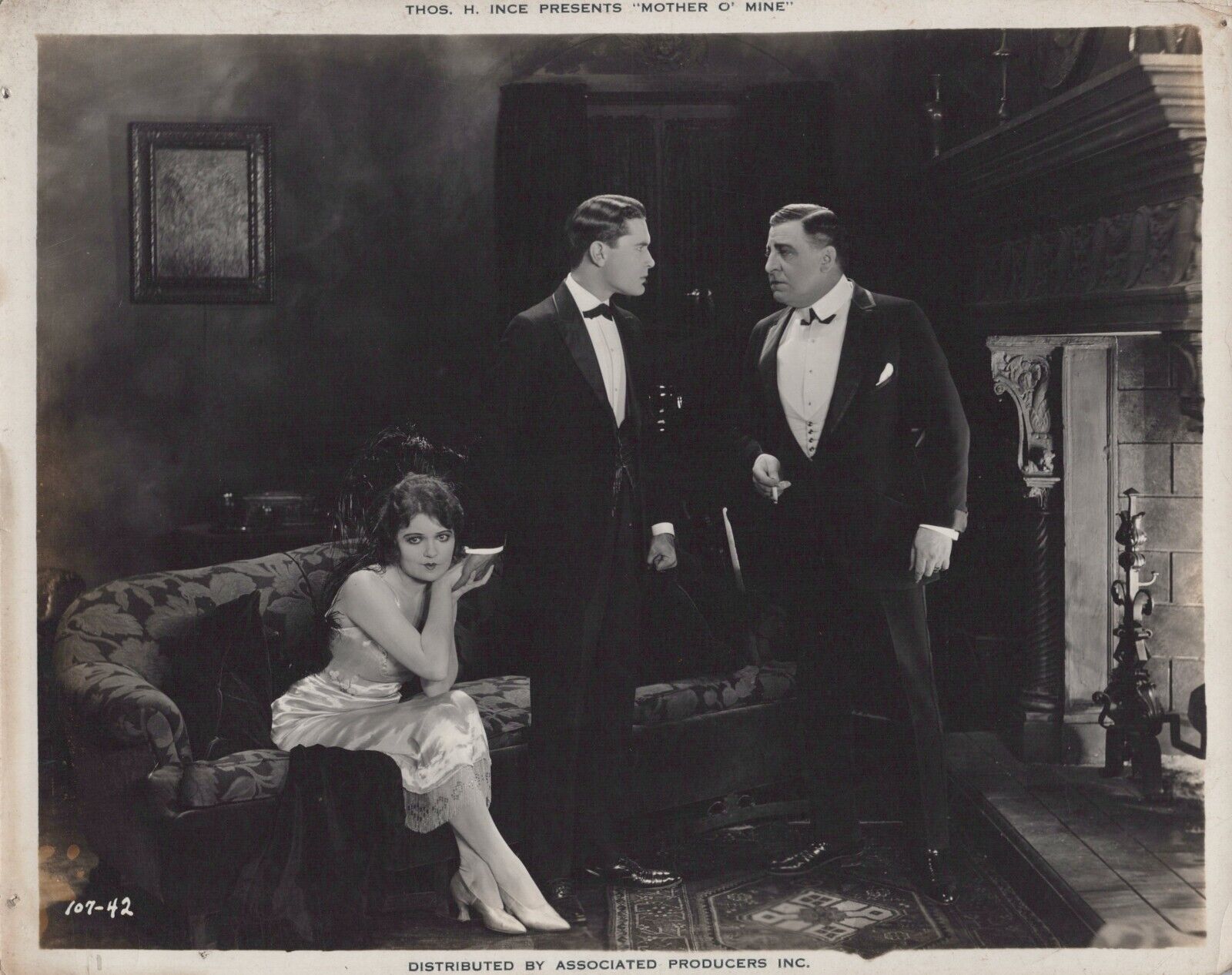 Lloyd Hughes + Betty Blythe in Mother o' Mine (1921) ❤ Silent film Photo K 152