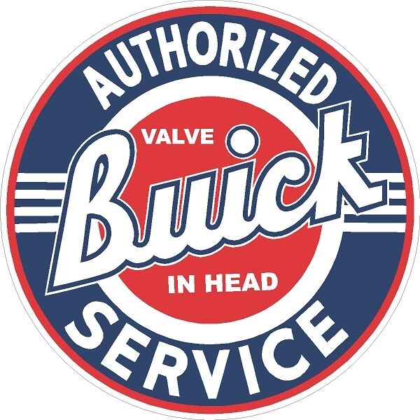 Buick Authorized Service Classic VIntage sticker decal NHRA Rat Rod Street Rod