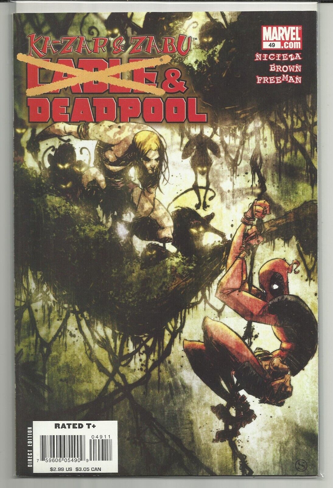 2008 Cable & Deadpool #49 (Marvel) SKOTTIE YOUNG Cover Comic Book NM/UNREAD