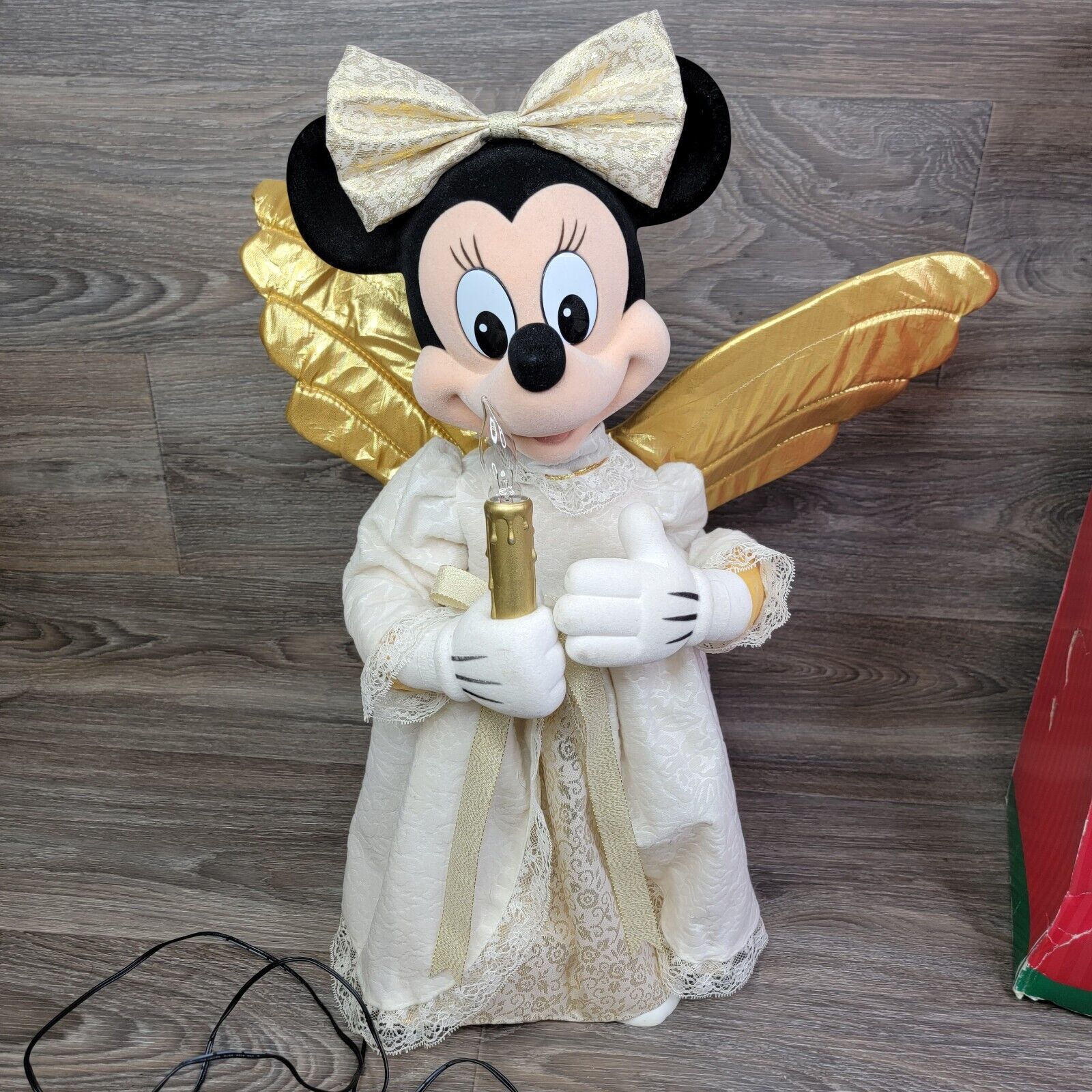 Telco Minnie Mouse Season of Song 1997 Animated Figurine Holiday Large Vintage