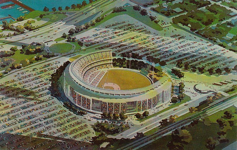 Postcard William Shea Municipal Stadium Flushing Meadow Park Queens NY Baseball