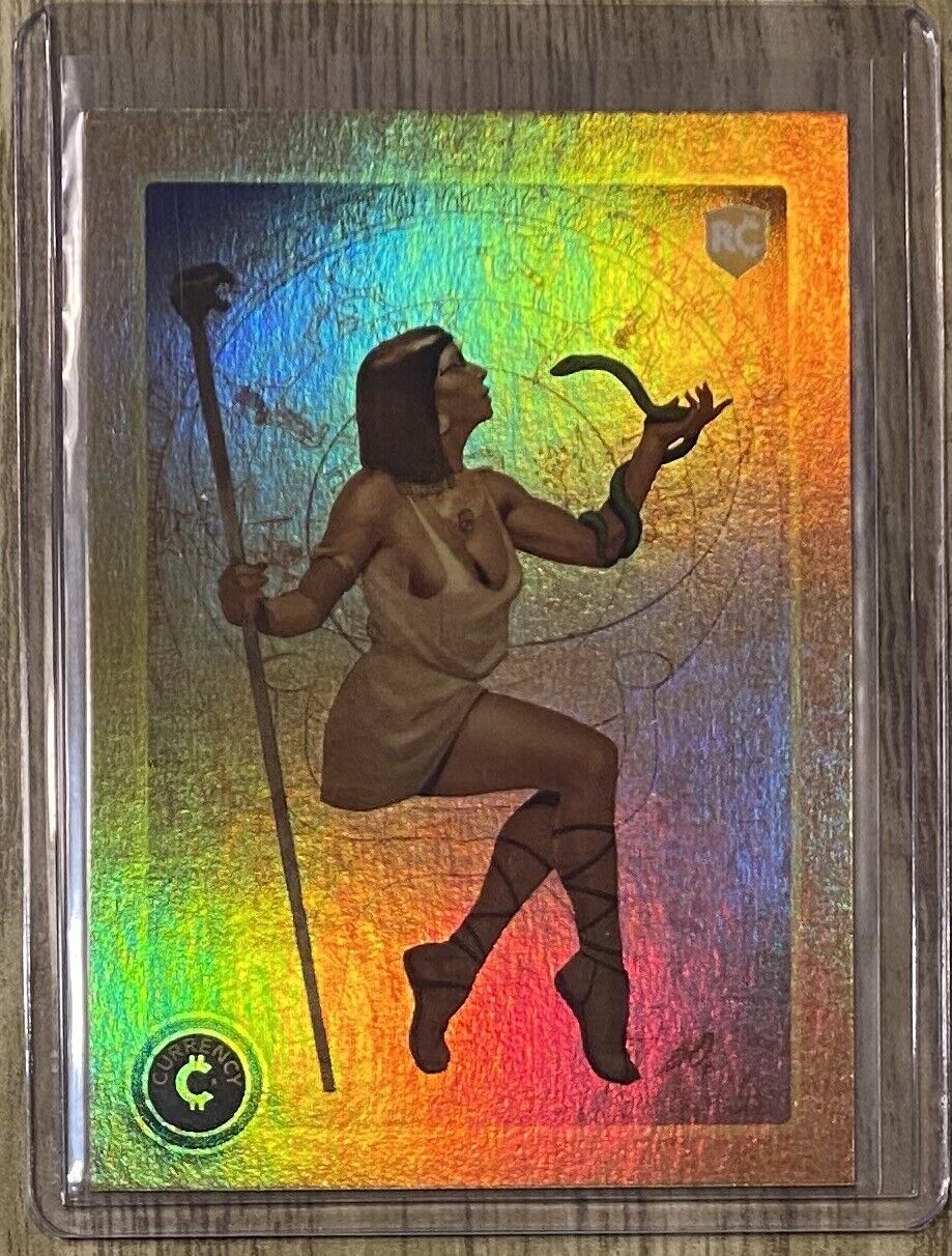 #18 Cleopatra Rainbow Holofoil 2023 Cardsmiths Currency Series 2