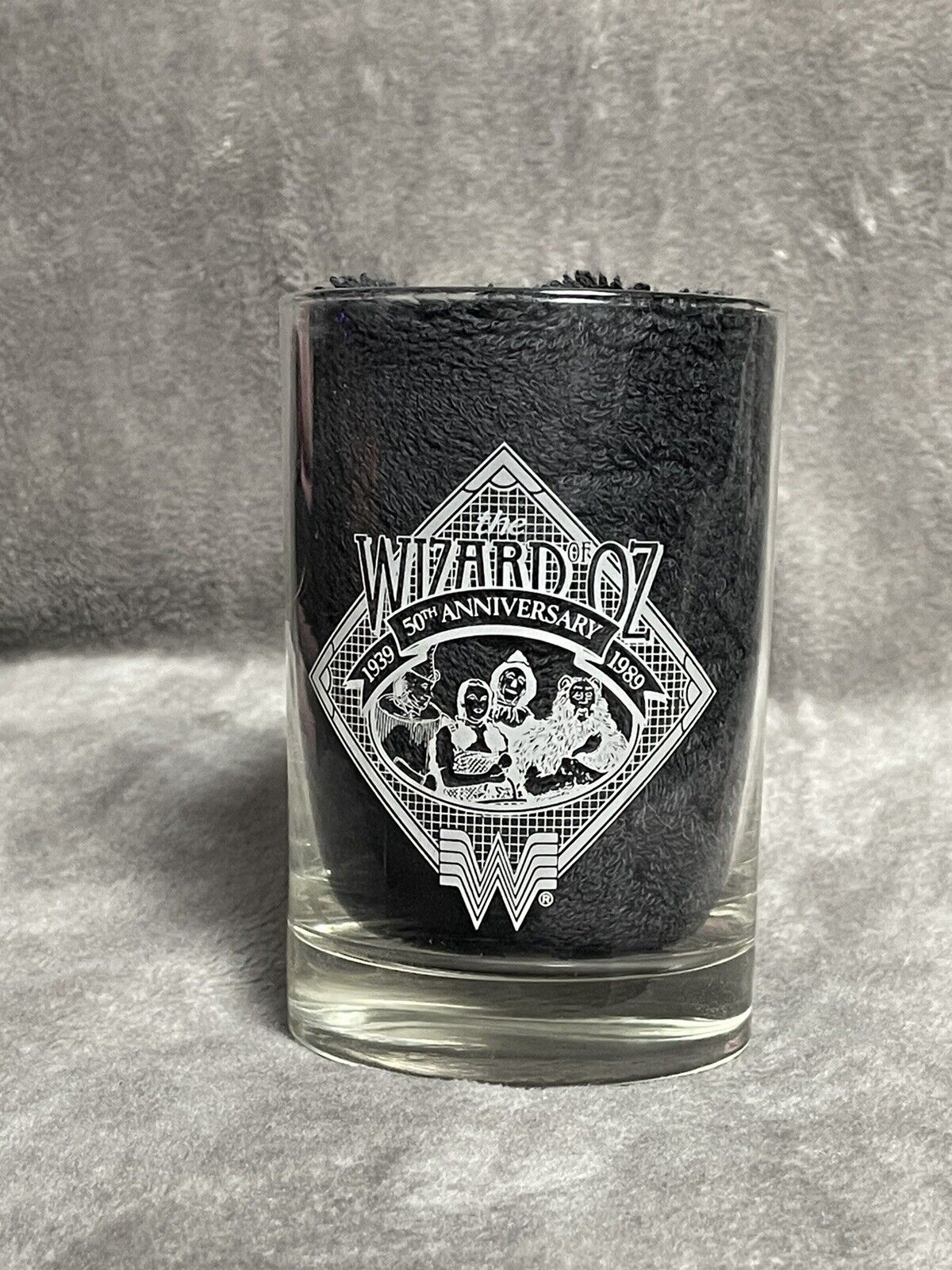 Vintage Whataburger 1989 Wizard of Oz 50th Anniversary Glass Cup 16 Ounces