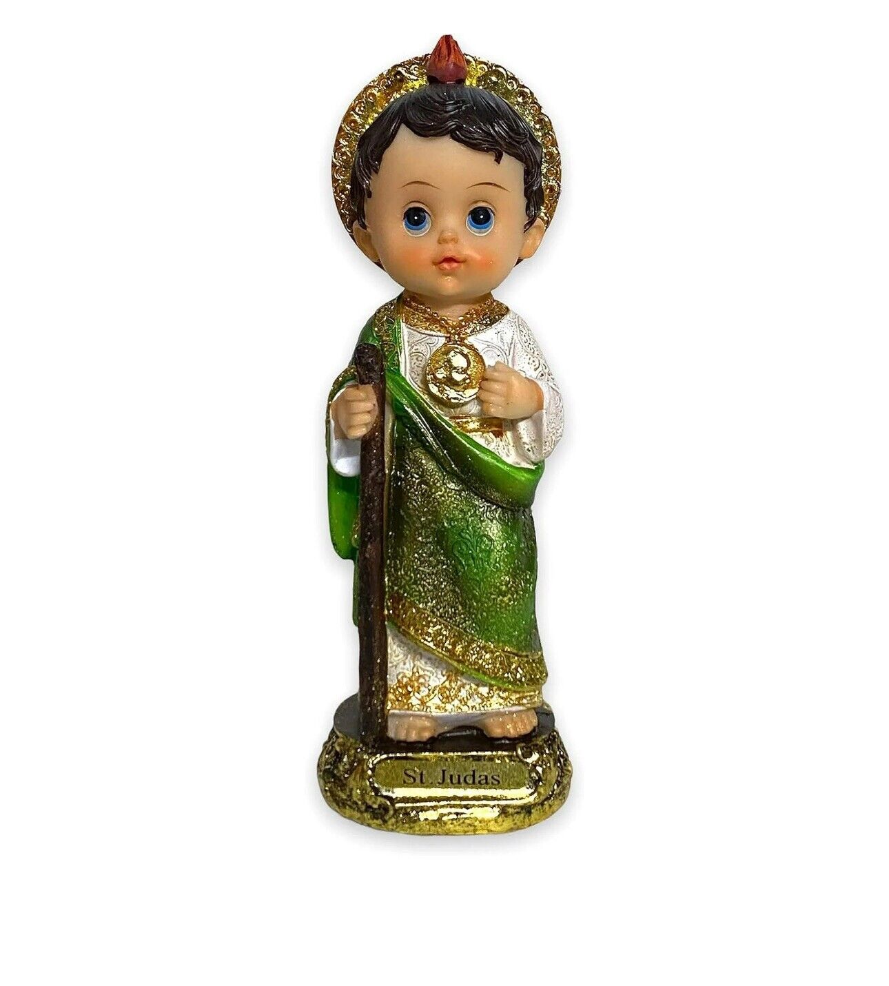 St Jude Baby Face 8\'\' Statue Figurine Estatua San Judas Infantil Religious Gift