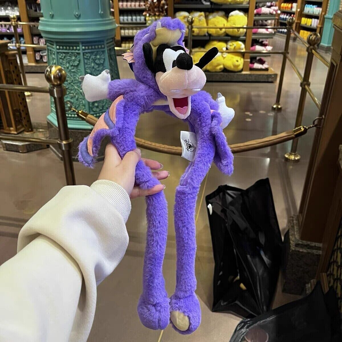 Disney authentic 2023 Halloween Goofy dragon ear Headband Shanghai Disneyland